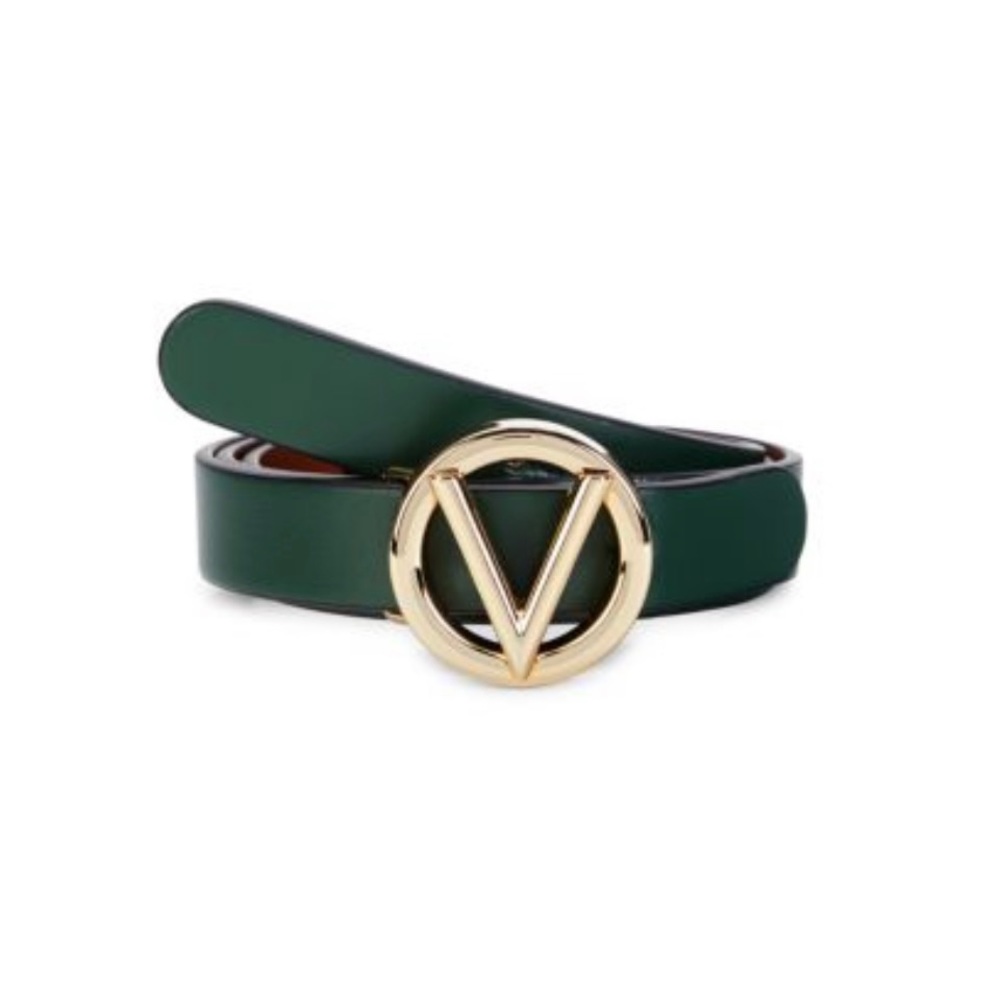 Valentino Milano Baby Green Leather Belt Made in Italy Size S